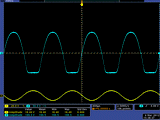 sinus 1kHz, 9V (limitace)