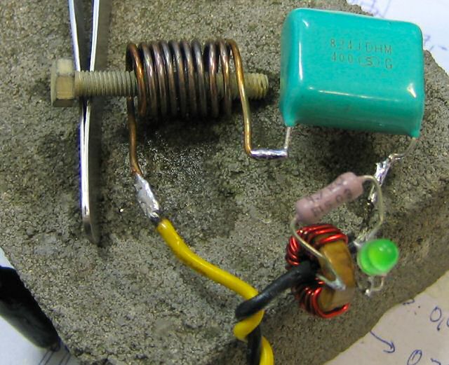 Induction heater screw heating up