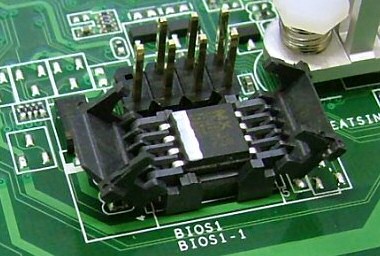 Advantech AIMB-766 ZIF socket for BIOS