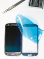 Samsung Galaxy S3-removing film from the sticker
