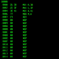 SAPI MikroBIOS 2.1 - assembly program in RAM