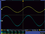 uout_max sine wave @1kHz, 4R