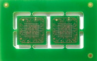 BGA100 interposer 2 panelized PCBs
