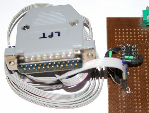 SPI FlashROM programator - hardware