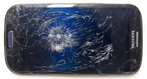 Samsung Galaxy S3 s křáplým sklíčkem