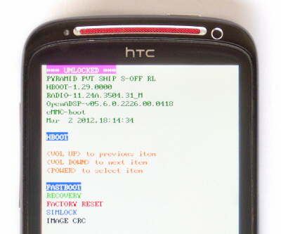 HTC Sensation XE-unlocked bootloader