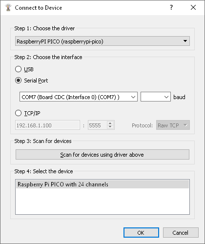 PulseView configuration