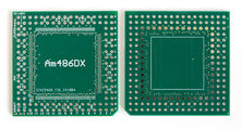 SQFP208 to PGA168 interposer PCB top, bottom