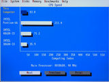 Norton SysInfo CPU Benchmark of Am386DX-40 with 256kB cache